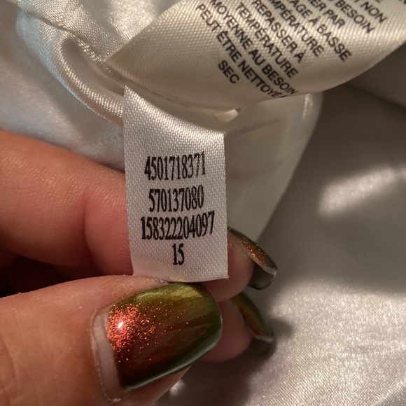 WHBM White Floral Tank Blouse - Picture 8 of 8